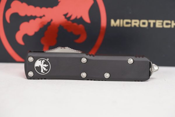 Microtech UTX-85 S/E Stonewash Partial Serrated