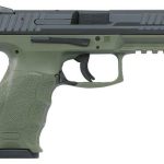 HK VP9 9mm, 4.09" Barrel, 10rd, OD Green Grip, Interchangeable Backstrap