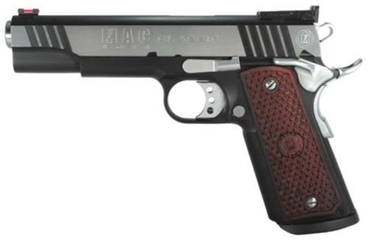 Metro Arms 1911 Classic 45 ACP 5" Barrel Black Chrome Finish Adjustable Rear Sight Hardwood Grips 8rd Mag