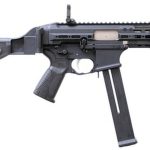 LWRC SMG-45, Semi-auto, 45 ACP, 8.5" Barrel, Aluminum Frame, Black, SBT Brace, 25Rd, 2 Magazines
