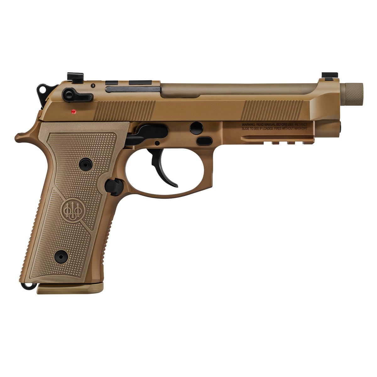 Beretta M9A4 Centurion 9mm Luger 4.8in Flat Dark Earth Cerakote Pistol - 15+1 Rounds