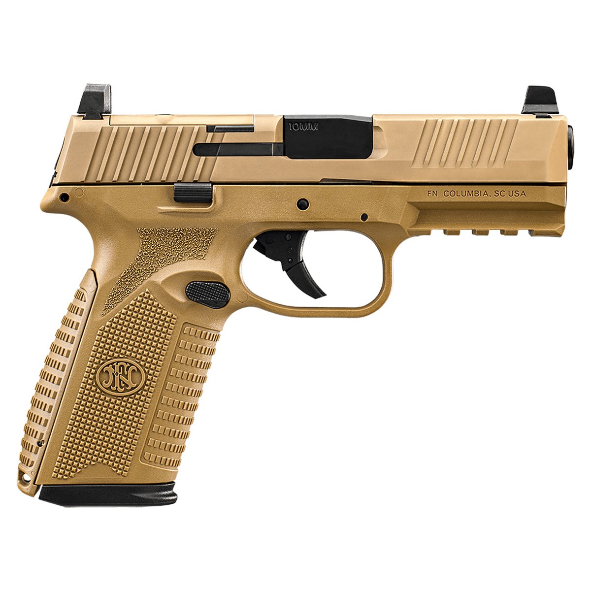 FN 545 45 Auto (ACP) 4.7in FDE Cerakote Pistol - 10+1 Rounds