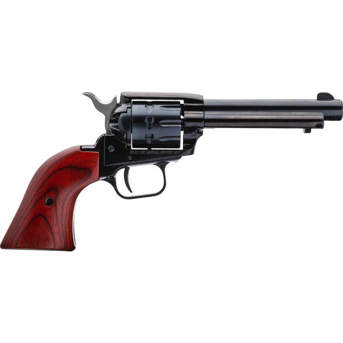 Heritage Rough Rider Small Bore Cocobolo Grips 22 Long Rifle/22 WMR (22 Mag) 4.75in Black Oxide Revolver - 9 Rounds