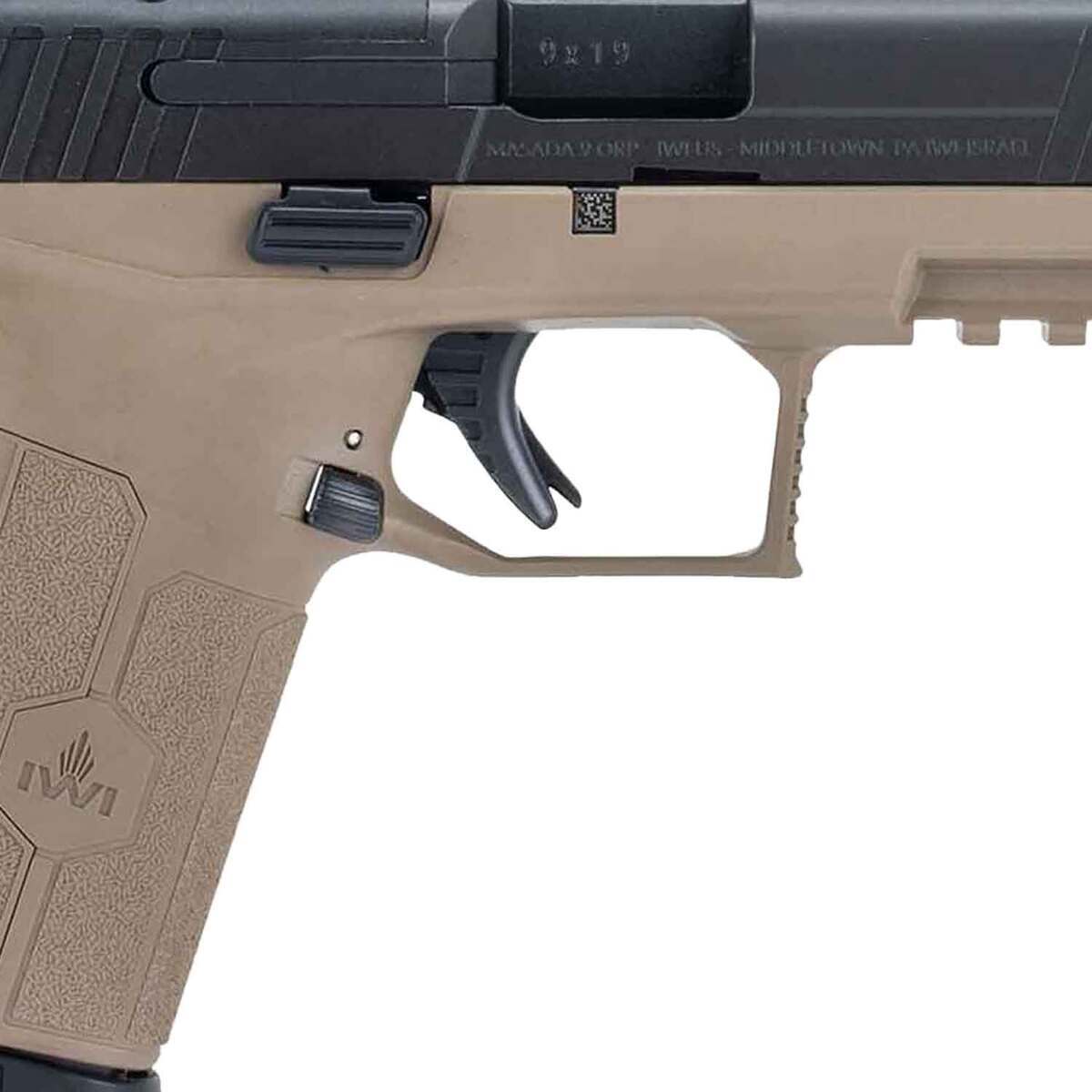 IWI MASADA 9mm Luger 4.1in Flat Dark Earth Pistol - 17+1 Rounds