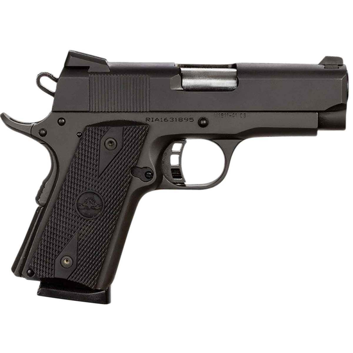 Rock Island Armory Rock Standard 45 Auto (ACP) 3.6in Black Pistol - 7+1 Rounds