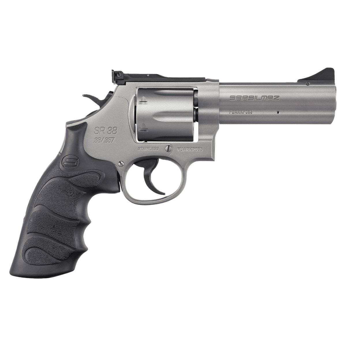Sar USA SR38 HGR 357 Magnum 4in Stainless Revolver - 6 Rounds