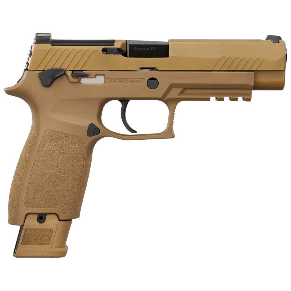 Sig Sauer M17 9mm Luger 4.7in Coyote PVD Pistol - 21+1 Rounds
