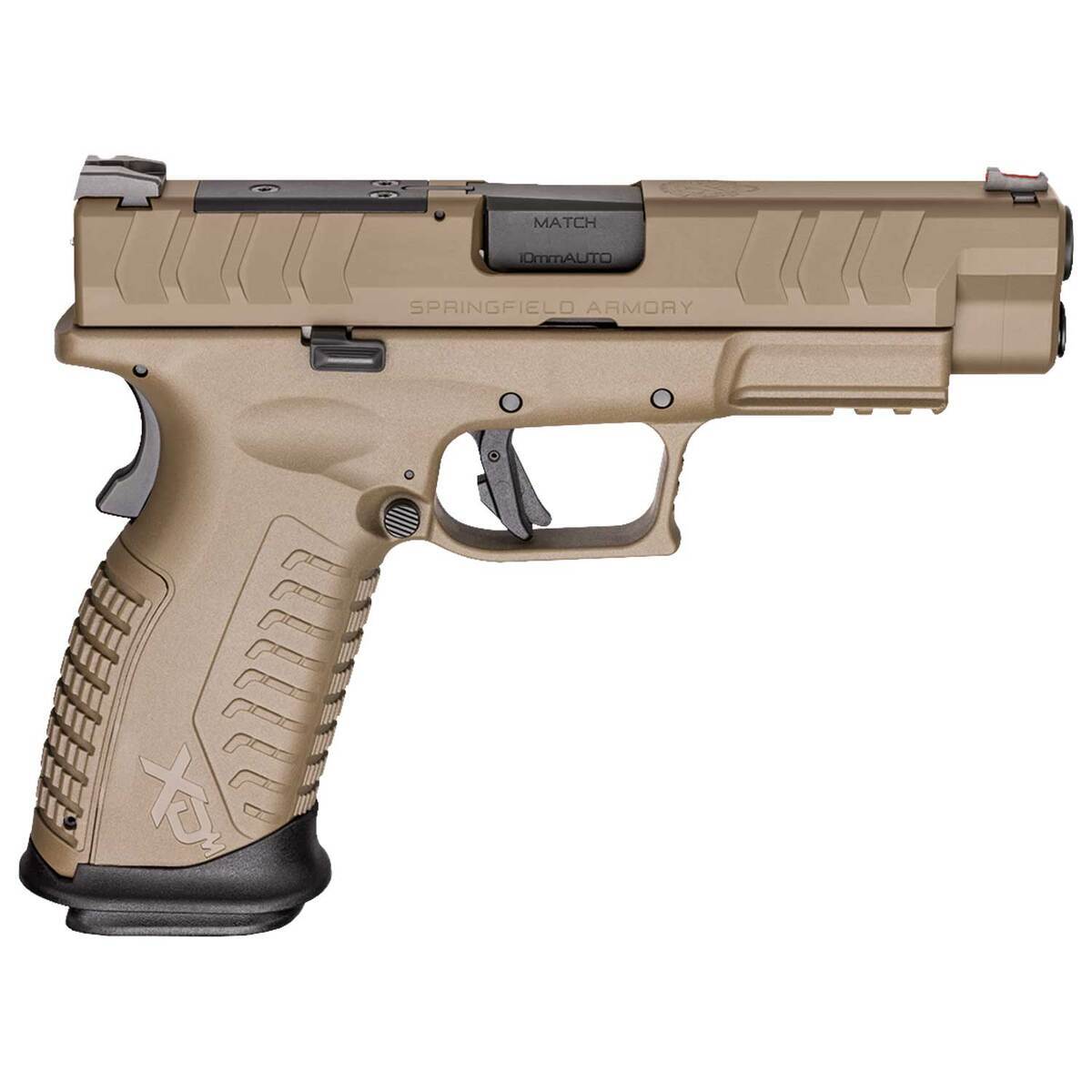 Springfield Armory XD-M Elite OSP 10mm Auto 4.5in Desert FDE Pistol - 16+1 Rounds