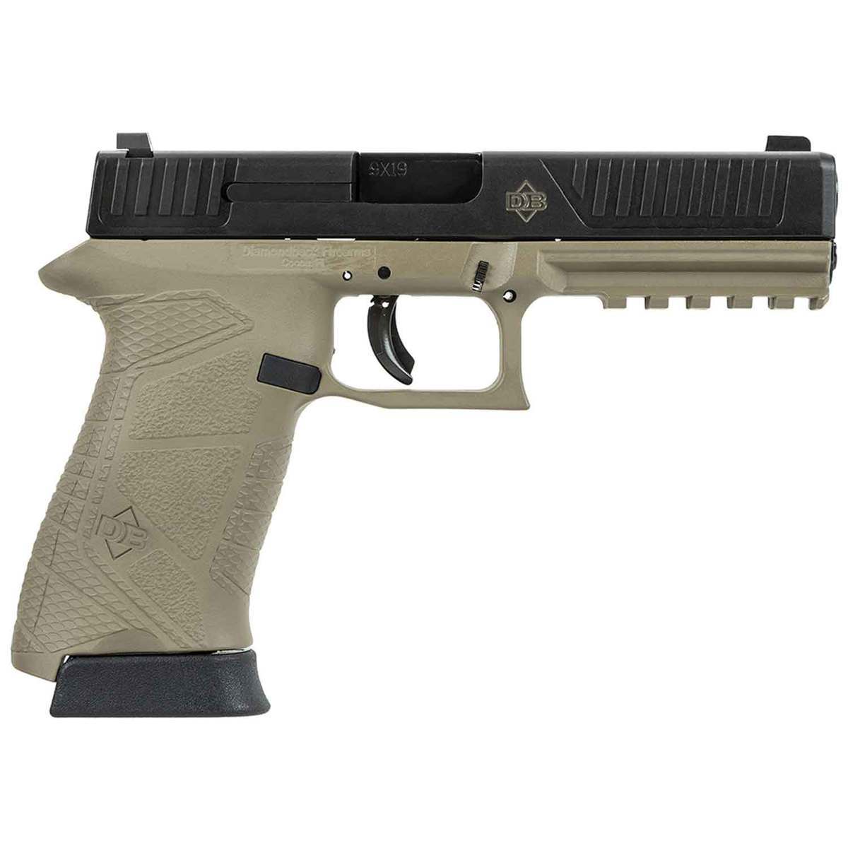 Diamondback DB9FS 9mm Luger 4.75in FDE Pistol - 15+1
