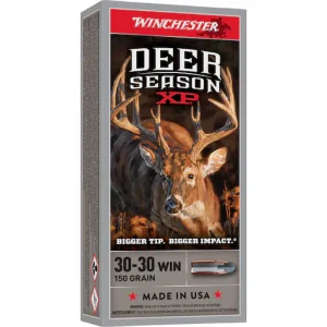 Get Winchester Deer Season XP 30-30 Winchester Ammo 150 Grain Winchester Extreme Point Polymer Tip 200rounds15 Online for sale