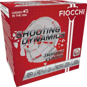 Fiocchi Shooting Dynamics 20 Gauge Ammo 250rounds Direct