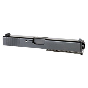 Complete Lfa Elite Glock 17 Compatible Slide Black W Stainless Black Threaded Or Non Threaded Barrel