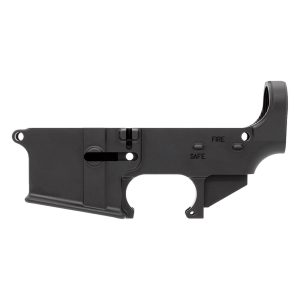 80% Lower Fire/Safe Marked – Anodized Black