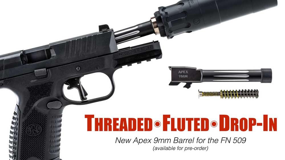 Apex Direct Drop-In Barrel for FN509 - 5.00 inch Apex Direct Drop-In Barrel for FN509 - 5.00 inch - Barrels - Kentucky Gun Shop