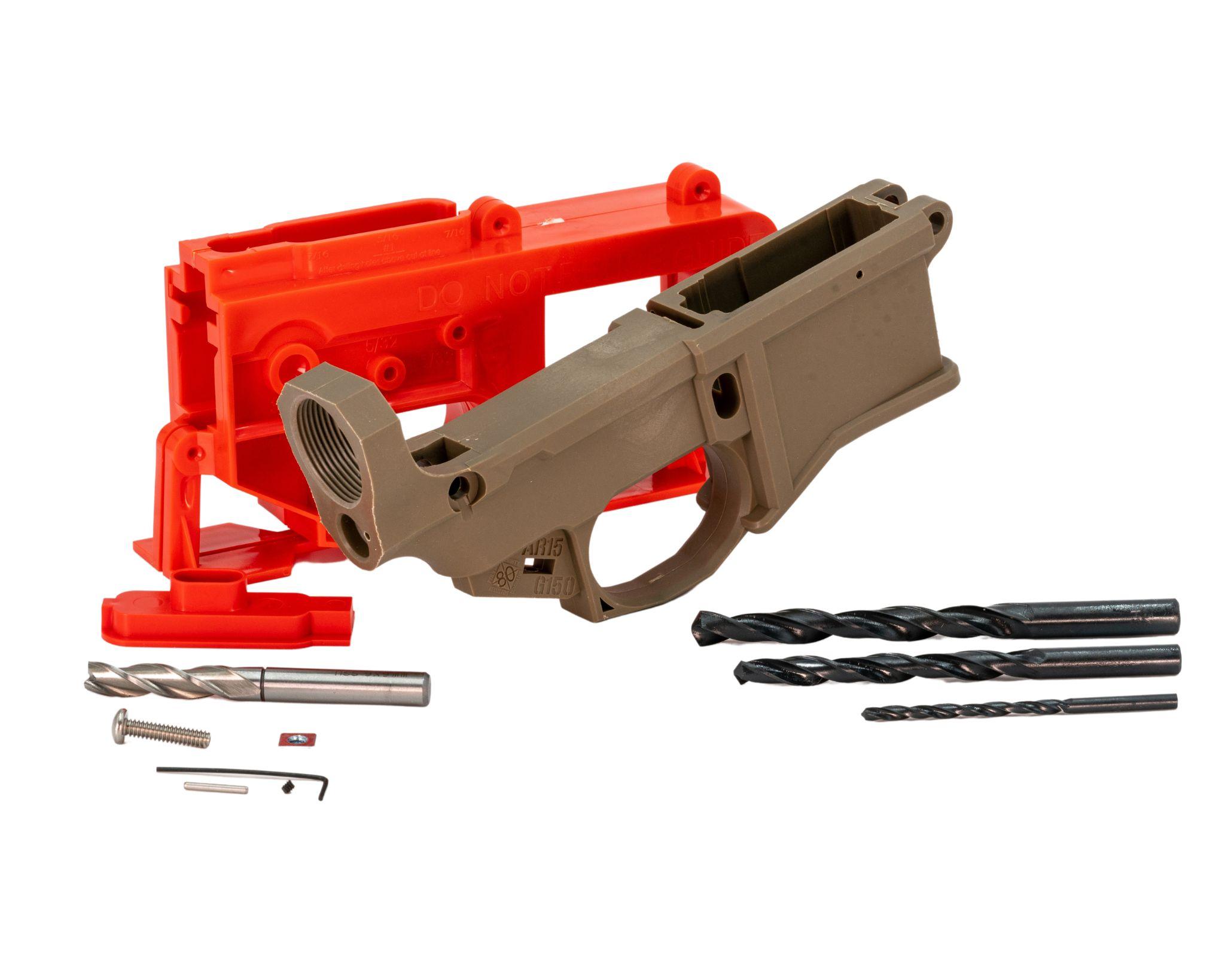 P80 G150 AR-15 80% Receiver Kit – Flat Dark Earth P80 G150 AR-15 80% Receiver Kit – Flat Dark Earth - Brands - Kentucky Gun Shop